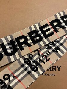 BURBERRY バーバリー　モンタージュプリントリバーシブル　スカーフ　ベルト