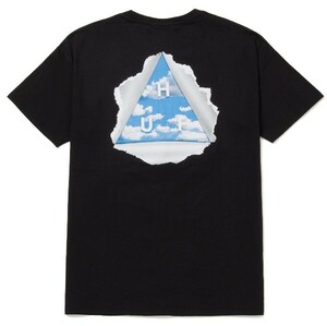 HUF*ハフ*US:XXL[TEAR A NEW ONE]ブラック半袖Tシャツ