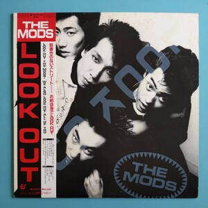 【帯付美盤/試聴済LP】MODS『LOOK OUT』モッズ★パンク・ロック★メンタイロック★森山達也