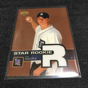 【ジャージカード 】JAY SBORZ/STAR ROOKIE/UPPER DECK 2003