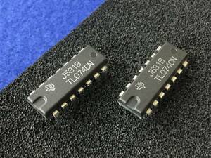TL074CN【即決即送】TI 増幅＋コンパレーター [160PoK/275572] TI Amplifier & Comparator 2個セット