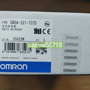 新品　OMRON/オムロン　セーフティコントローラ 　G9SA-321-T075 　DC24【保証付き】【送料無料】