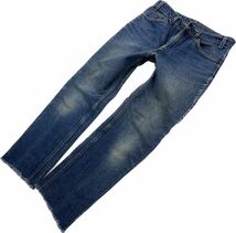 80s ☆ LEVIS ☆ 509-0217 オレンジタブ カットオフ デニムパンツ ジーンズ W33 アメカジ ストリート 古着 希少 人気 リーバイス■Ja6489_画像1