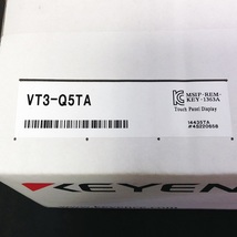 【AH-02014】新品未開封品 KEYENCE キーエンス 5型 QVGA TFTカラー タッチパネル DC電源タイプ VT3-Q5TA_画像2