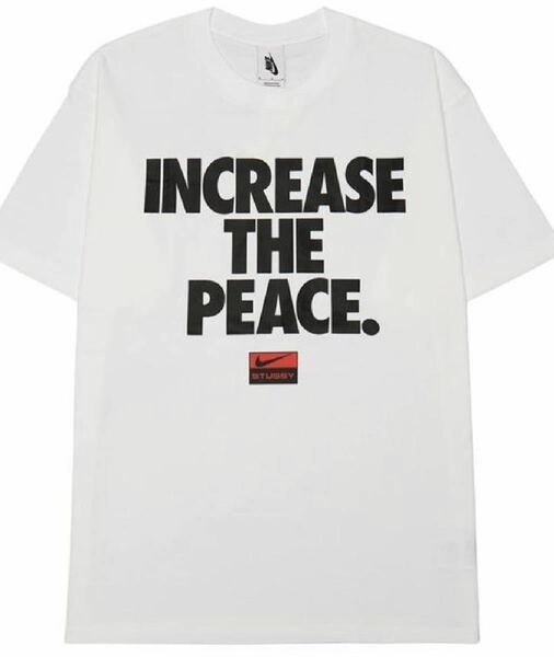 Nike Stussy Increase The Peace Tee White