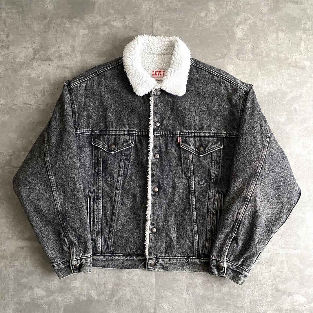 90s ビンテージ USA製 LEVIS リーバイス 70629-4159 オール ブラック