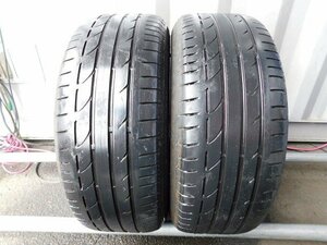 【R224】●POTENZA S001▼225/55R17▼2本売切り