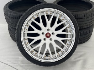 W411 VERZ-WHEELS　KCV01　20インチ 10J+25 114.3-5H　リミテッドホワイト　1本