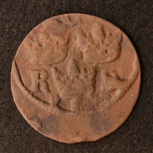 スウェーデン 1/4オーレ銅貨（1633-1636）[E2397]コイン