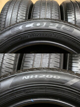 B156 BS ブリヂストン エコピア ECOPIA NH200 205/60R16 92H 4本 22年 バリ溝 プリウスα 70 80系 ノア ヴォクシー エスクァイア アイシス_画像6