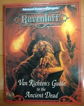 TRPG AD&D 2版 英語版　Ravenloft van richten's guide to the ancient dead_画像1