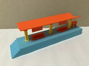 [ Plarail ] station .. old product retro rare 