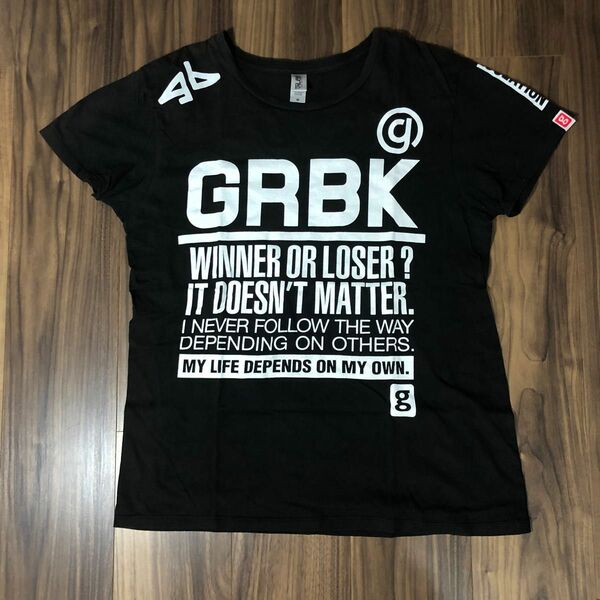 GRBK グラバカジム　トレーニングＴシャツ　ブラック　メンズＭサイズ