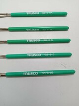 未使用 TRUSCO トラスコ中山 ダイヤモンドヤスリ 精密用 5本セット（8本組サイズ）GS-8-SET_画像3