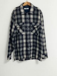 HRM Hollywood Ranch Market check shirt S size flannel shirt beautiful goods 