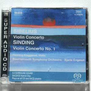 シベリウス / シンディング : ヴァイオリン協奏曲【SACD Hybrid】Henning Kraggerud Sibelius, Christian Sindingの画像1