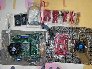 【ジャンク品】マザーボード、メモリ、CPU、グラフィックカード、その他ケーブル類