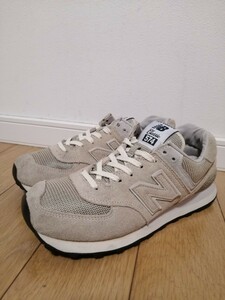 ニューバランス newbalance ML574FBY 25.5cm ベージュグレー　スニーカー