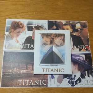 【非売品】タイタニック TITANIC ポストカード 4種セット ビデオ購入特典 VHS 映画 レオナルド・ディカプリオ ケイト・ウィンスレット