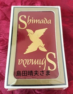 【★新品未開封！稀少！ 島田晴夫 さま トランプ デック カード カードマジック ハト 鳩 ダブ マジック 手品 廃盤！★】