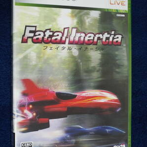 新品XBOX360★ゲームソフト［フェイタル・イナーシャ／Fatal Inertia］空中を駆けるホバーシップレースゲーム！◆訳あり品の画像1