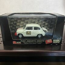 176 ミニカー 1/43 Fiat Abarth 850TC No.160 1962 Pieve Santo Stefano P.Falorni フィアット アバルト 模型 完成品_画像1