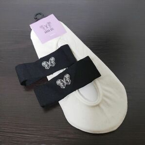 【新品・未使用】ANNA SUI ソックス カバーソックス 靴下 フットカバー ベルト付き