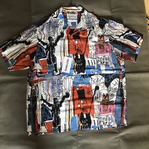 新品未使用 WACKO MARIA ワコマリア JEAN MICHEL BASQUIAT ジャン・ミシェル・バスキア 半袖 シャツ SIZE:L