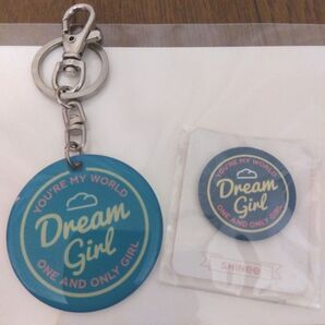 SHINee Dreamgirl 公式 キーホルダー&缶バッヂ