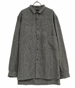 ◆COLINA コリーナ 21ss Linen L/Check Gradeners Shirt Mid リネン チェック　シャツ サイズL　美品　定価29700円