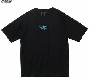 ◆uniform experiment fragment 極美品　22SS SIGNATURE TAPERED TEE Tシャツ 2 黒　定価11000円 UE-220005