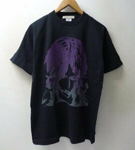 ◆Fimely Warning 新品 タグ付き アートプリント Tシャツ 黒 サイズL