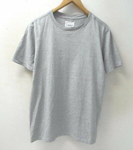 ◆TAKAHIRO MIYASHITA The Soloist タカヒロミヤシタ ソロイスト 定番 クルーネック Tシャツ グレー サイズ46