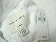 ◆AMERICAN EAGLE 新品タグ付き XS アメリカンイーグル オックス BD ポケット付き シャツ 白 サイズXS_画像4