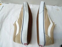 ◆VANS バンズ V36CL CALM オールドスクール OLD SKOOL ULTRA CUSH　スウェード スニーカー ベージュ サイズUS8 26cm_画像6