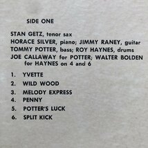 原信夫Collection 美盤 レア盤 1962年 米国盤 スタン・ゲッツ / ホレス・シルヴァー Stan Getz / Horace Silver LPレコード Pair Of Kings_画像6