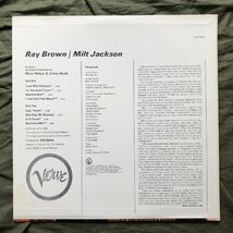 原信夫Collection 美ジャケ 1965年 米国オリジナルリリース盤 Ray Brown / Milt Jackson LPレコード S/T: Hank Jones, 原信夫手書き解説付_画像2