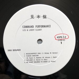 原信夫Collection 傷なし美盤 国内盤激レア レス＆ラリー・エルガート Les & Larry Elgart LPレコード Command Performance ジャケ欠品代替