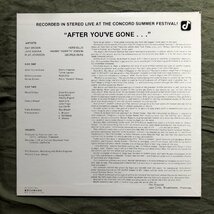 原信夫Collection 傷なし美盤 美ジャケ 1975年 国内盤 Herb Ellis / Ray Brown LPレコード After You've Gone: Harry Edison, George Duke_画像2