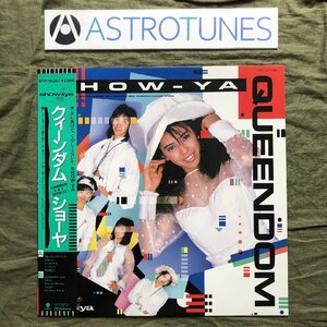 美盤 美ジャケ 美品 1986年 ショーヤ SHOW-YA LPレコード クイーンダム Queendom 帯付 Broken My Heart 寺田恵子 中村美紀 五十嵐美貴