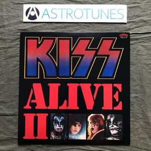 傷なし美盤 良ジャケ 1980年 国内盤 キッス Kiss LPレコード アライヴ2 Alive II メタル Detroit Rock City, Love Gun, Hard Luck Woman