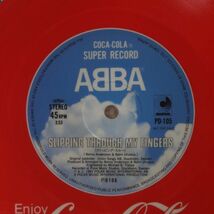 f04/EP/コカコーラ・スーパー・レコード/非売品/ピクチャー盤/アバ　ABBA「SLIPPING　THROUGH　MY　FINGERS」’81年_画像4