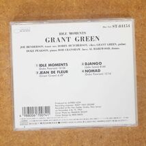 CD04/JAZZ/Grant Green - Idle Moments_画像2