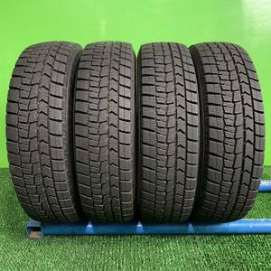 AC904-309 ダンロップ WINTER MAXX WM02 バリ溝 165/70R14 81Q 4本set アクア ヴィッツ スペイド パッソ ソリオ スイフト 等