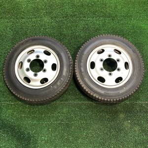 AC970-309 ダンロップ SP LT01 深溝 175/80R15 101/99L LT 【 2本 】MA011 5.5J 6穴 170 +102 133mm アトラス 等