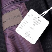 ◆【Stile Latino(スティレラティーノ)/秋冬/ウールカシミヤホップサック3Bジャケット(VINCENZO)】[stl2360321-42]_画像10