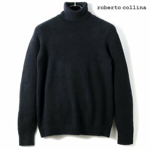 ◆【roberto collina(ロベルトコリーナ)/秋冬/ブークレ調コットンナイロンシームレスタートルネックニット(RM45003)】[rbc2360763-46]