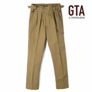 ◆【GTA(ジーティーアー)/秋冬/製品染めコットンストレッチギャバジン2プリーツグルカカーゴパンツ(GHURKA CARGO/28405)】[gta2370221-46]