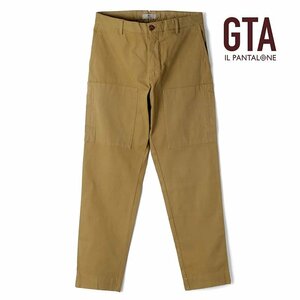 ◆【GTA(ジーティーアー)/秋冬/製品染めコットンストレッチジャカードテーパードフライトパンツ(ALBERTO/28497)】[gta2370042-46]