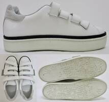 定価45000円 新品 ホワイトフラッグス Willy_Velcro Smooth Leather 41 WF-012VW WHITE FLAGS 2076_画像3